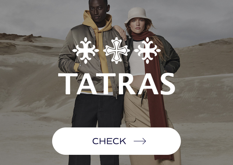タトラス TATRAS 商品一覧ページへ 一目でサイズも分かります