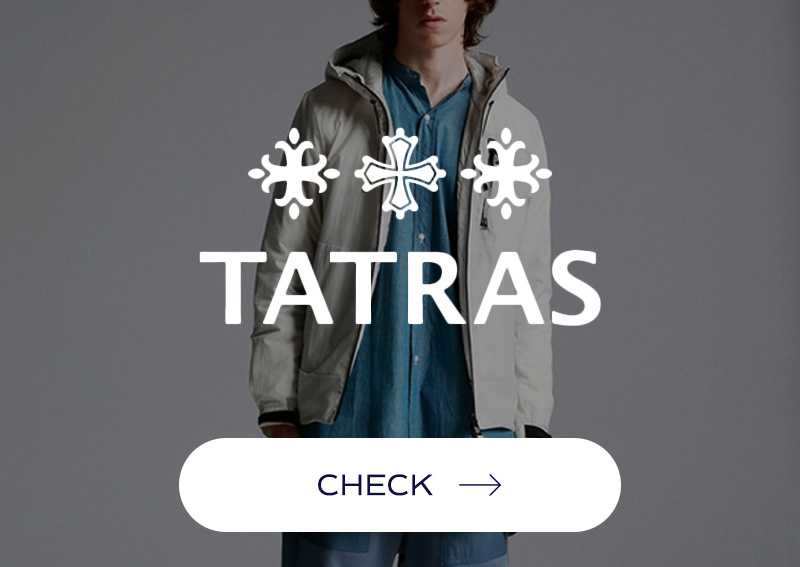 タトラス TATRAS 商品一覧ページへ 一目でサイズも分かります